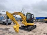 2024 Komatsu PC-55MR mini excavator, side view