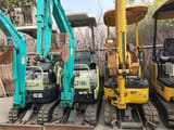2023 Yanmar VIO 17 mini excavator front view
