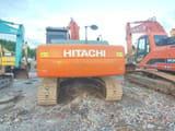 Hitachi ZX210 crawler excavator, rear view