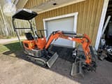 2022 Haitui HT10 mini excavator, side view