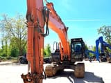 2020 Hitachi ZX300LCN-6 crawler excavator, front three-quarter view