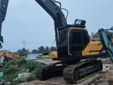 2024 Hyundai HX220S crawler excavator, front three-quarter view