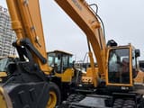 2024 Hyundai R210W-9S wheel excavator, front three-quarter view