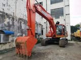 2022 Doosan DH220LC-7 crawler excavator, front three-quarter view