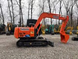 2023 Hitachi Zaxis 70 mini excavator, side view