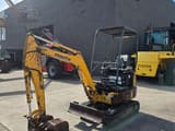 2016 Komatsu PC16R mini excavator, side view