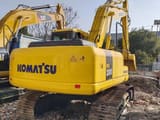 2017 Komatsu PC200-7 crawler excavator, rear view