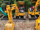 2017 Komatsu PC20MR mini excavator rear view