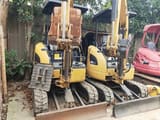 2018 Caterpillar 302C mini excavator, rear view