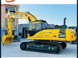 2023 Komatsu PC350 crawler excavator side view