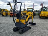 2019 Yanmar SV08– 1A(S) mini excavator, rear three-quarter view