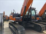 2026 Develon DX360LCA-7B crawler excavator, side view