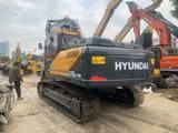 2018 Hyundai R220LC-9S crawler excavator, rear three-quarter view