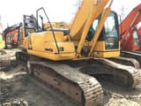 2019 Komatsu PC200-8 paletli ekskavatör, arka üç çeyrek görünüm