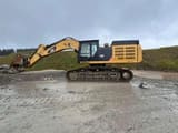 2014 Caterpillar 349EL crawler excavator, side view