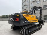2023 Hyundai R220LC-9S crawler excavator, rear three-quarter view