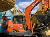2019 Doosan DX60 crawler excavator, side view