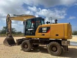 2016 Caterpillar M320F wheel excavator, side profile view