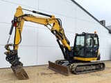 2015 Kubota KX080-4A mini excavator side view