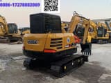 2024 Sany SY60C Pro mini excavator rear three-quarter view