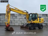 2016 Komatsu PW180-7E0 wheel excavator, side view