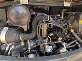 2023 Doosan DX60 mini excavator engine compartment view