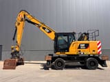 2017 Caterpillar MH3022 material handler, side view