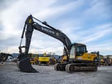 2009 Volvo EC210CNL crawler excavator, side view