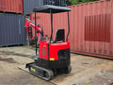 2025 Vicsec VC15 mini excavator, rear three-quarter view