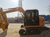 2024 Caterpillar 307E2 mini excavator, side profile view