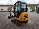 2011 JCB 8018 mini excavator, rear three-quarter view