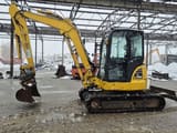 2021 Komatsu PC55MR-5 mini excavator, side view