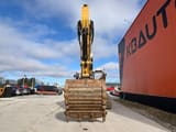 2022 Caterpillar 340 crawler excavator, front view of bucket and boom