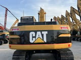 Caterpillar 320B crawler excavator, rear view