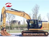 2018 Caterpillar 330FL crawler excavator, side view