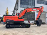 2022 Doosan DX225LCA crawler excavator, side profile view
