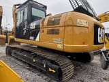 2020 Caterpillar 326D L crawler excavator, rear three-quarter view