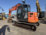 2016 Hitachi ZX75USK-5B crawler excavator, rear three-quarter view