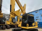 2020 Komatsu PC130-7 crawler excavator, front three-quarter view