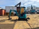 2015 Wacker Neuson EZ17 mini excavator, side view