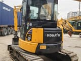 2013 Komatsu PC50MR-2 mini excavator, rear three-quarter view