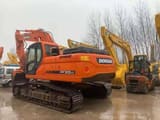 2023 Doosan DX300LC crawler excavator, rear three-quarter view