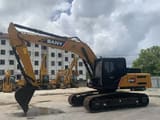 Sany SY215C crawler excavator, side view