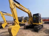 2022 Komatsu PC120-8 crawler excavator, front three-quarter view