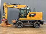 2015 Caterpillar M318F wheel excavator side view