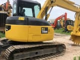 2002 Komatsu PC78US crawler excavator, rear three-quarter view