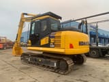 2022 Komatsu PC130 crawler excavator, rear three-quarter view