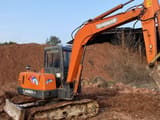 2021 Doosan DH60-7 mini excavator, side view