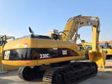 2020 Caterpillar 330CL crawler excavator, rear three-quarter view