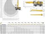 2012 Liebherr LH60 M material handler technical specification chart